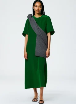 4 Ply Silk T-Shirt Dress-Tibi Sale