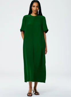 4 Ply Silk T-Shirt Dress-Tibi Sale