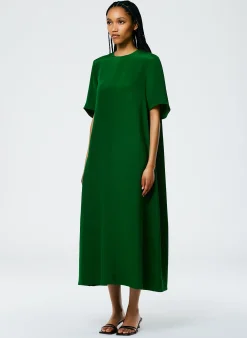 4 Ply Silk T-Shirt Dress-Tibi Sale