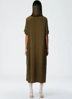 4 Ply Silk T-Shirt Dress-Tibi Discount
