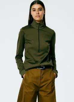 Active Knit Slim Sporty Top-Tibi Clearance