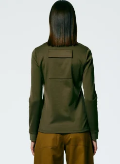 Active Knit Slim Sporty Top-Tibi Clearance