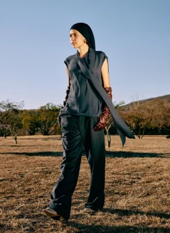Active Knit Wide Leg Pull On Pant-Tibi Best