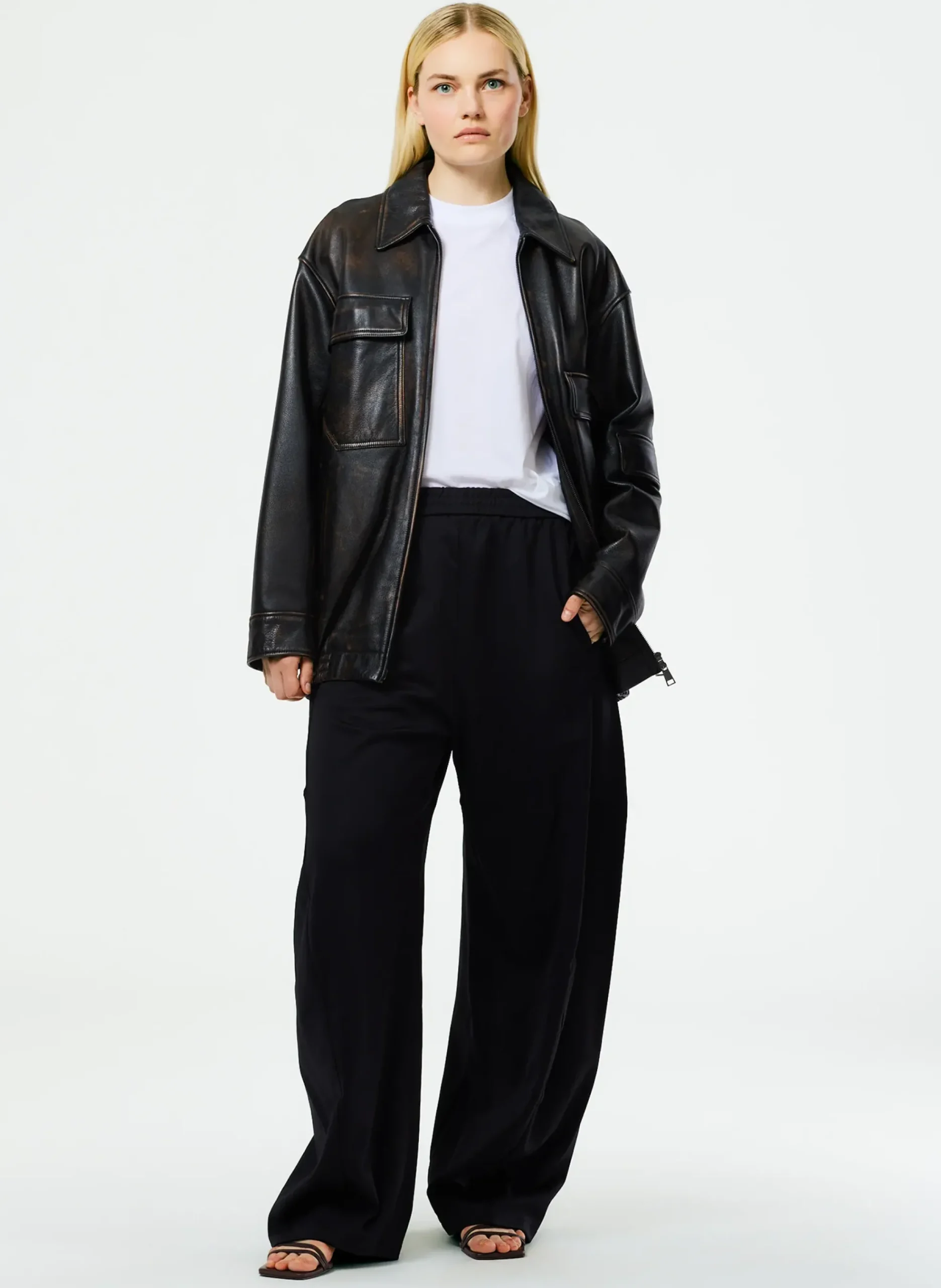 Active Knit Winslow Pant - Regular-Tibi Outlet