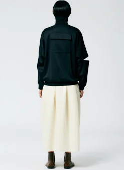 Active Knit Zipper Detailed Track Jacket-Tibi Sale