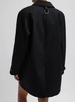 Bonded Luxe Twill Carcoat-Tibi Hot