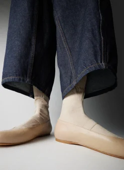 Borg Sock Shoe-Tibi Fashion