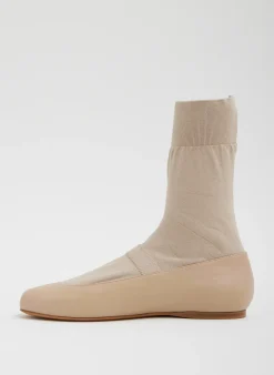 Borg Sock Shoe-Tibi Fashion