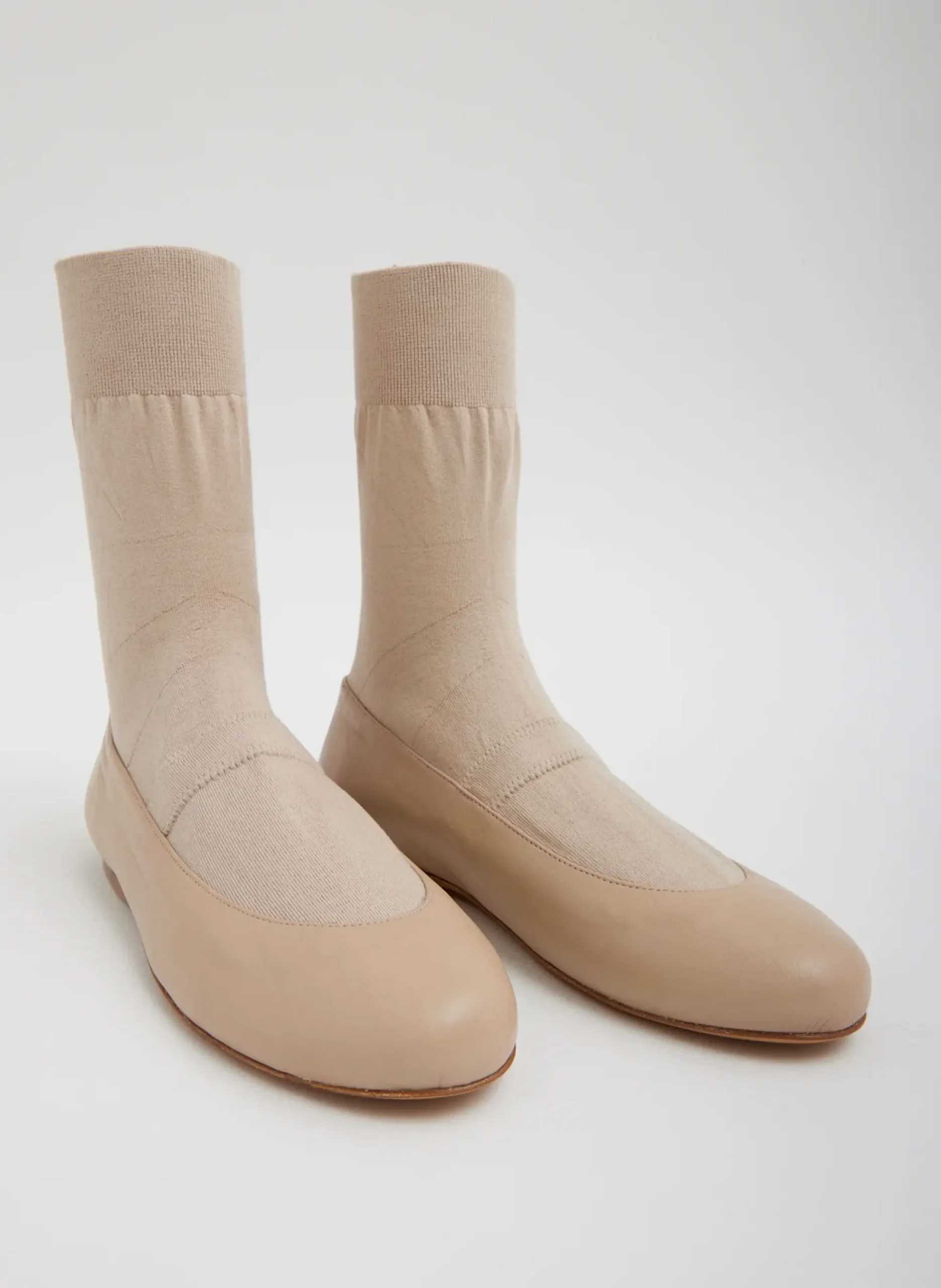 Borg Sock Shoe-Tibi Fashion