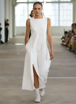 Boucle Knit Sculpted Dress-Tibi Clearance