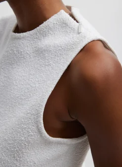 Boucle Knit Sleeveless Top-Tibi Clearance