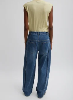 Cashmere Silk Blend Sleeveless Button Down Sweater-Tibi Clearance