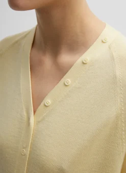 Cashmere Silk Blend Slim Cardigan-Tibi Sale