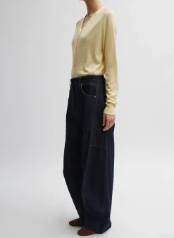 Cashmere Silk Blend Slim Cardigan-Tibi Sale