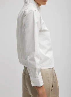 Chino Holly Bracelet Sleeve Shirt-Tibi Hot