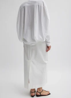 Chino Maxi Skirt-Tibi New