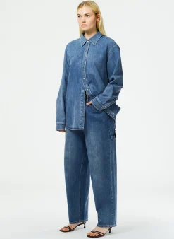 Classic Denim Slouchy Carpenter Jean-Tibi Outlet