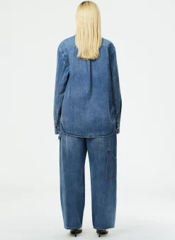 Classic Denim Slouchy Carpenter Jean-Tibi Outlet