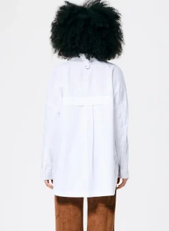 Classic Shirting Oversized Gabe Shirt-Tibi Fashion
