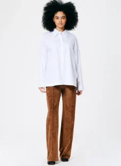 Classic Shirting Oversized Gabe Shirt-Tibi Fashion