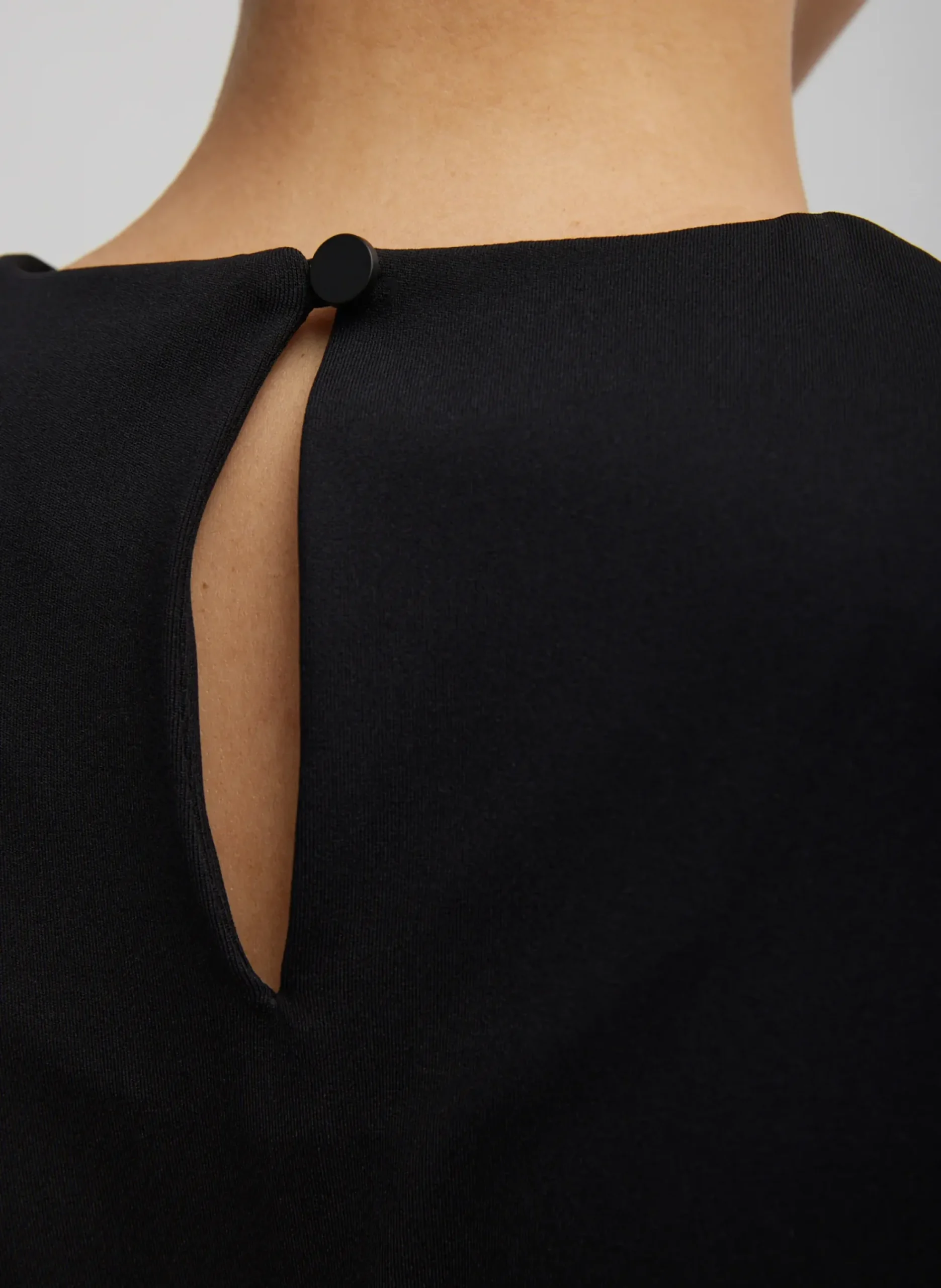 Compact Ultra Stretch Knit Long Sleeve Slim Top-Tibi New