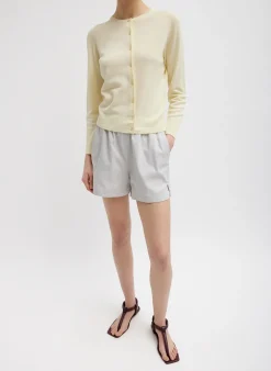 Crispy Sweater Shrunken Cardigan-Tibi Best