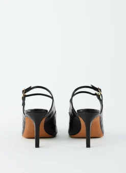 Croc Print Bob Slingback-Tibi Outlet
