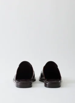 Croc Print Pedro Slide Square Toe Loafer-Tibi Outlet