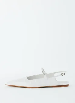 Croc Print Rudy Flat-Tibi Fashion