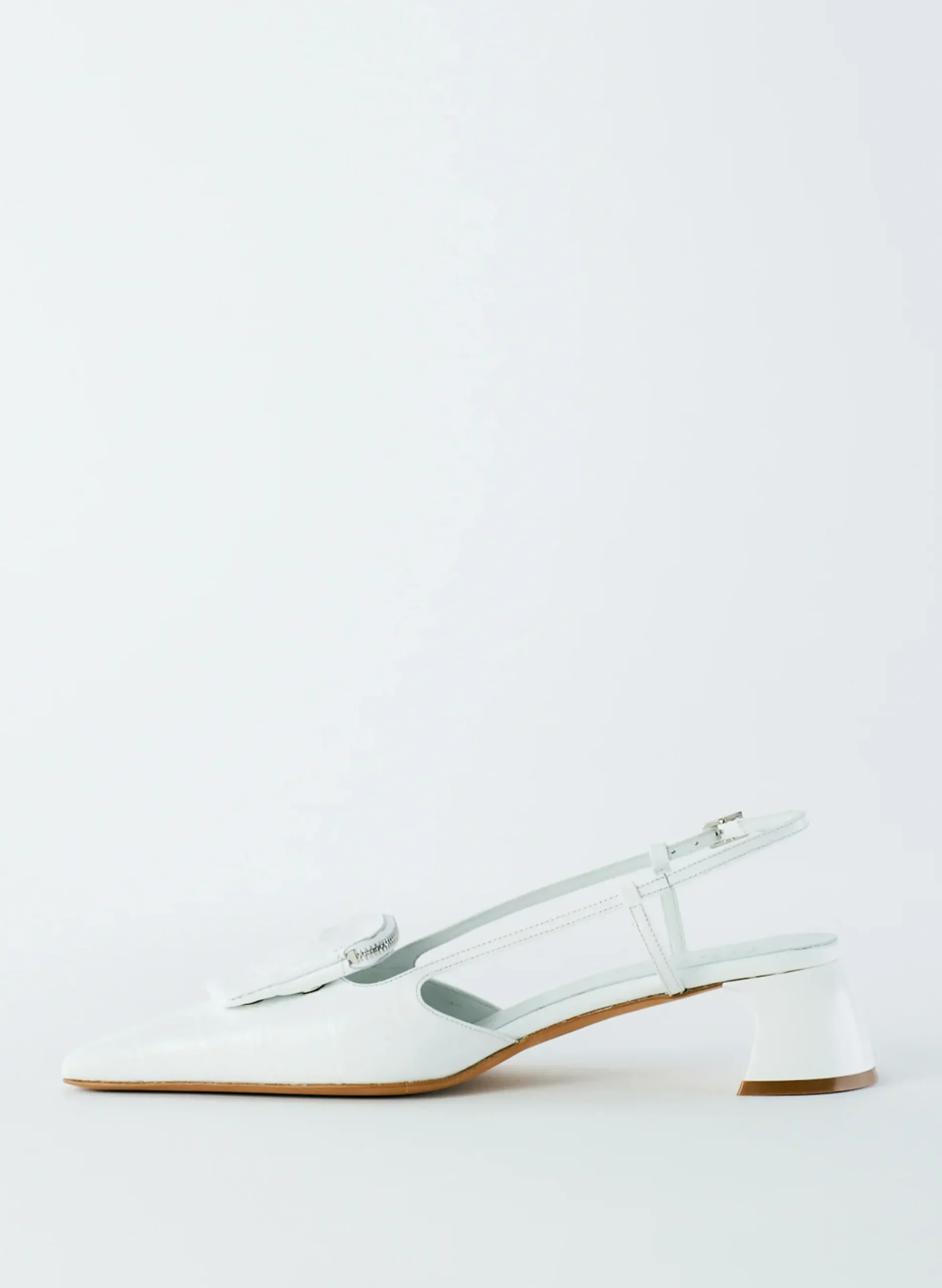 Croc Print Victor Slingback-Tibi Sale