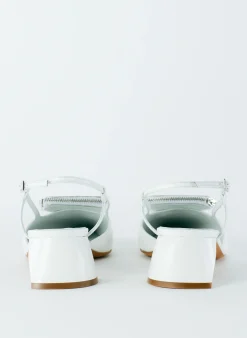 Croc Print Victor Slingback-Tibi Sale