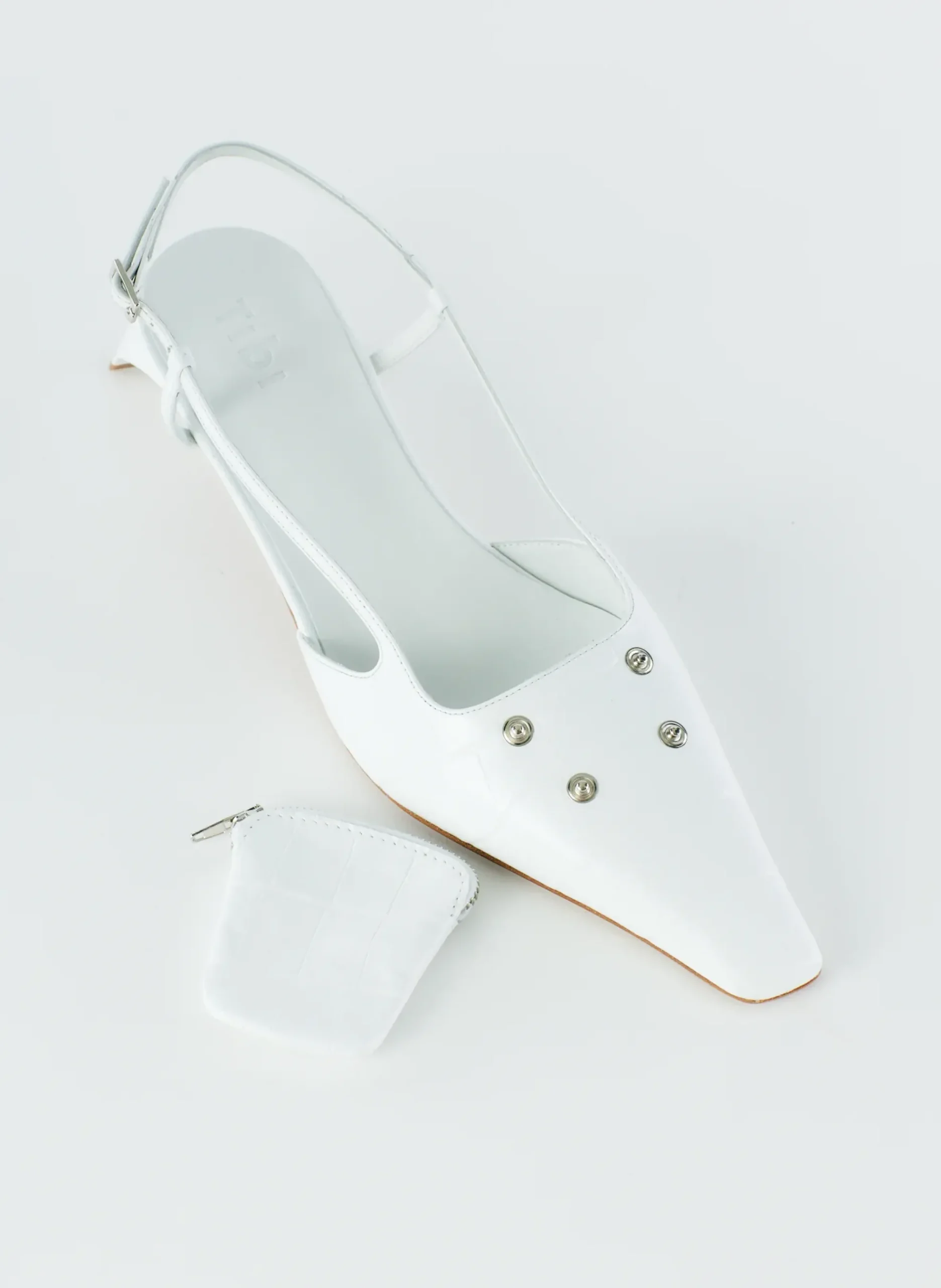 Croc Print Victor Slingback-Tibi Sale