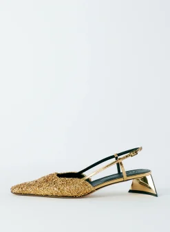 Curly Victor Slingback-Tibi Fashion