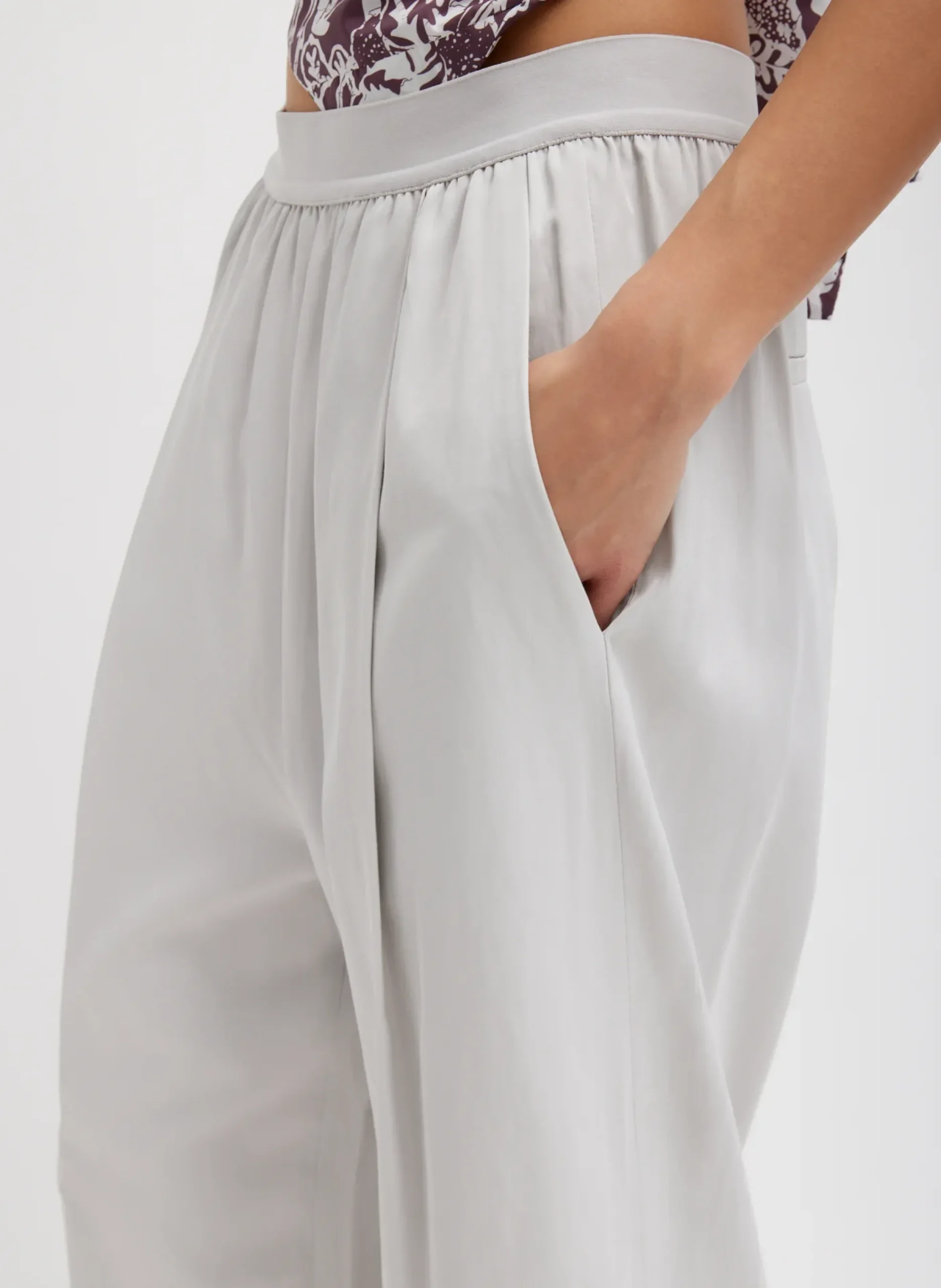 Drapey Suiting Marit Pull On Pant-Tibi Hot