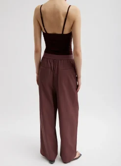 Drapey Suiting Marit Pull On Pant-Tibi Fashion