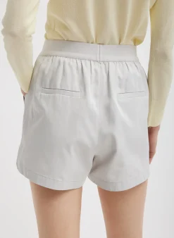 Drapey Suiting Pull On Short-Tibi Fashion