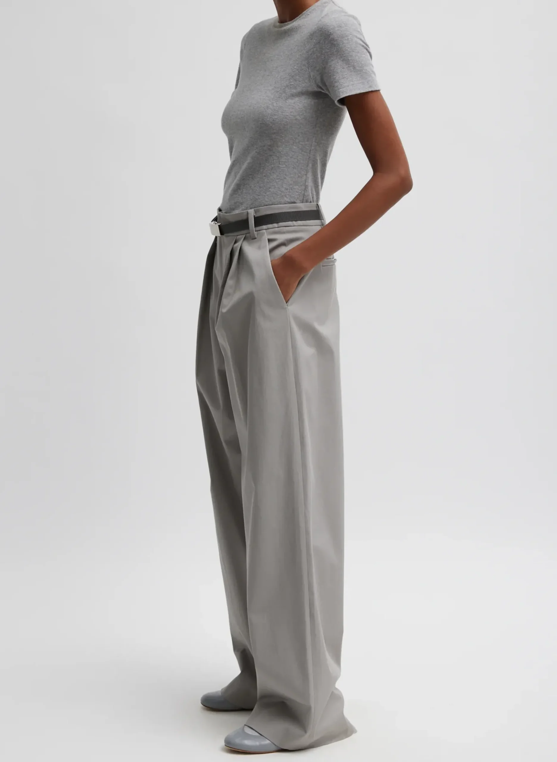 Dry Loop Terry Baby T-Shirt-Tibi Sale