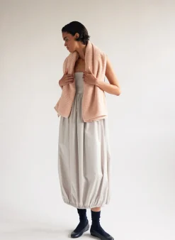 Eco Poplin Square Neck Sculpted Dress-Tibi New