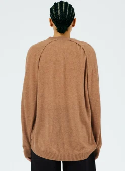 Feather Weight Cashmere Easy Cocoon Tunic-Tibi Clearance