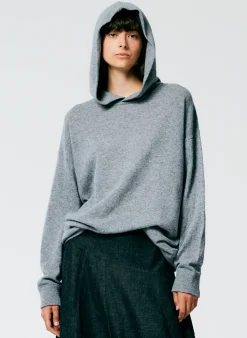 Feather Weight Cashmere Easy Men's Hoodie-Tibi Fashion