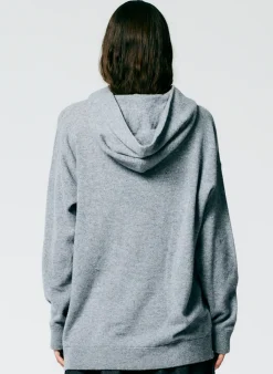 Feather Weight Cashmere Easy Men's Hoodie-Tibi Fashion