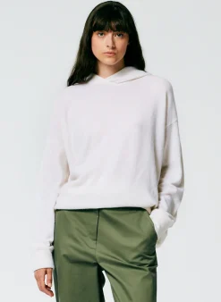 Feather Weight Cashmere Easy Men's Hoodie-Tibi Clearance