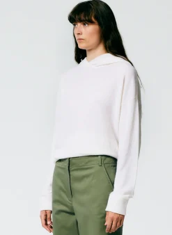 Feather Weight Cashmere Easy Men's Hoodie-Tibi Clearance
