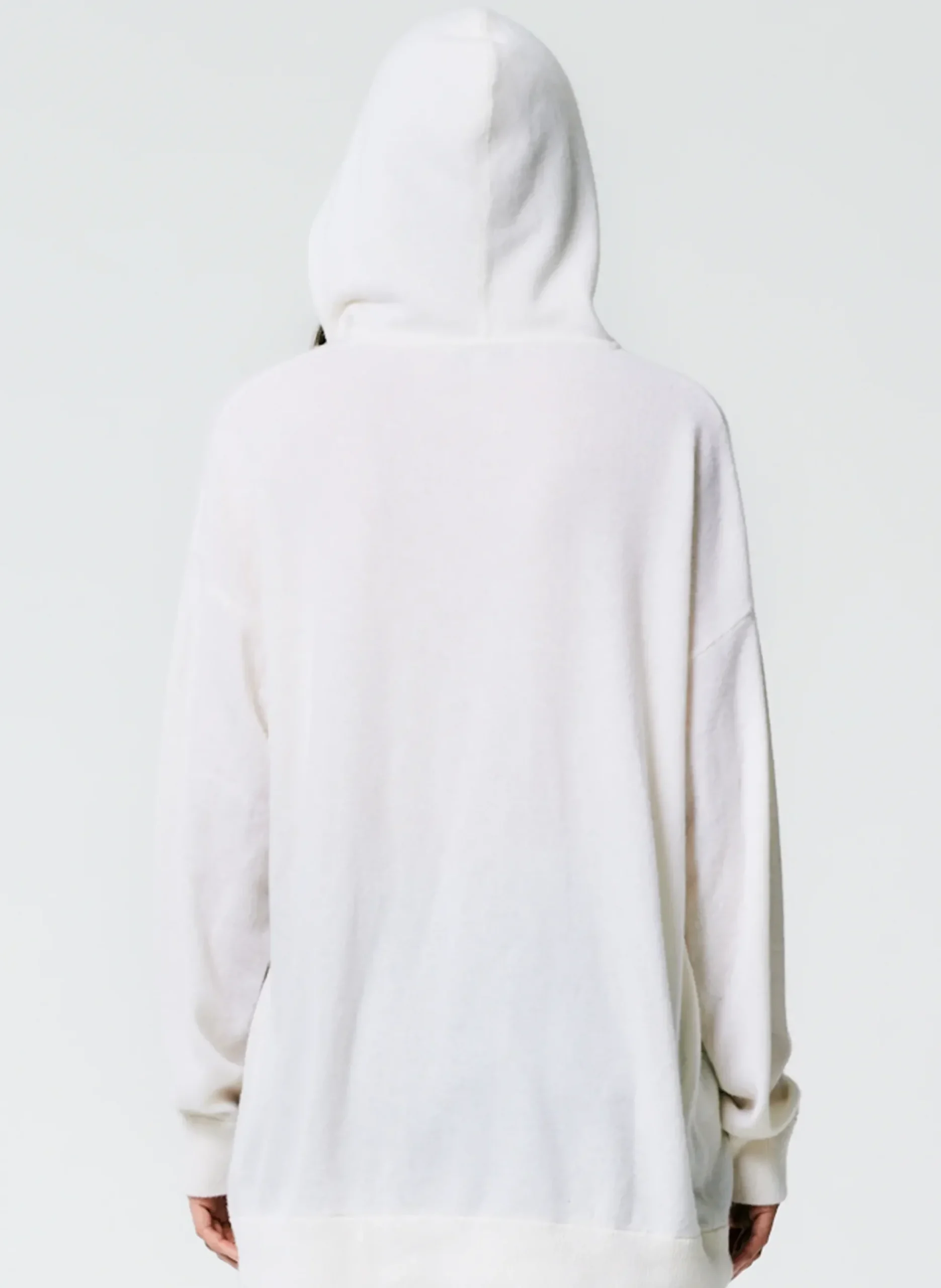 Feather Weight Cashmere Easy Men's Hoodie-Tibi Clearance