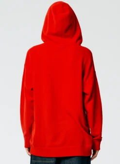 Feather Weight Cashmere Easy Mens Hoodie-Tibi Clearance