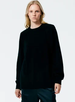 Feather Weight Cashmere Easy Cocoon Tunic-Tibi New