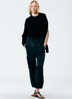 Feather Weight Cashmere Easy Cocoon Tunic-Tibi New