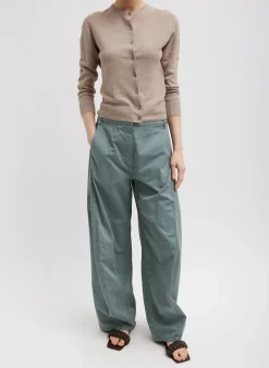 Garment Dyed Silky Cotton Sid Pant-Tibi New