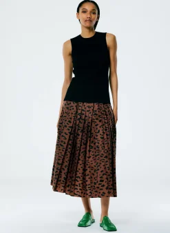 Giselle Stretch Sweater Circle Openback Tank-Tibi Best