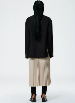 Grain De Poudre Liam Blazer With Slit Zipper Detail-Tibi New
